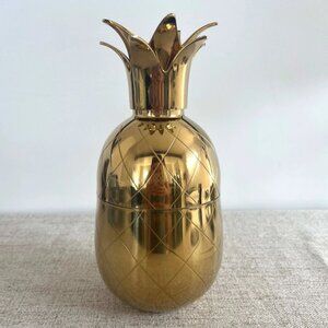 The Pineapple Co. Gold Pineapple Cocktail Shaker